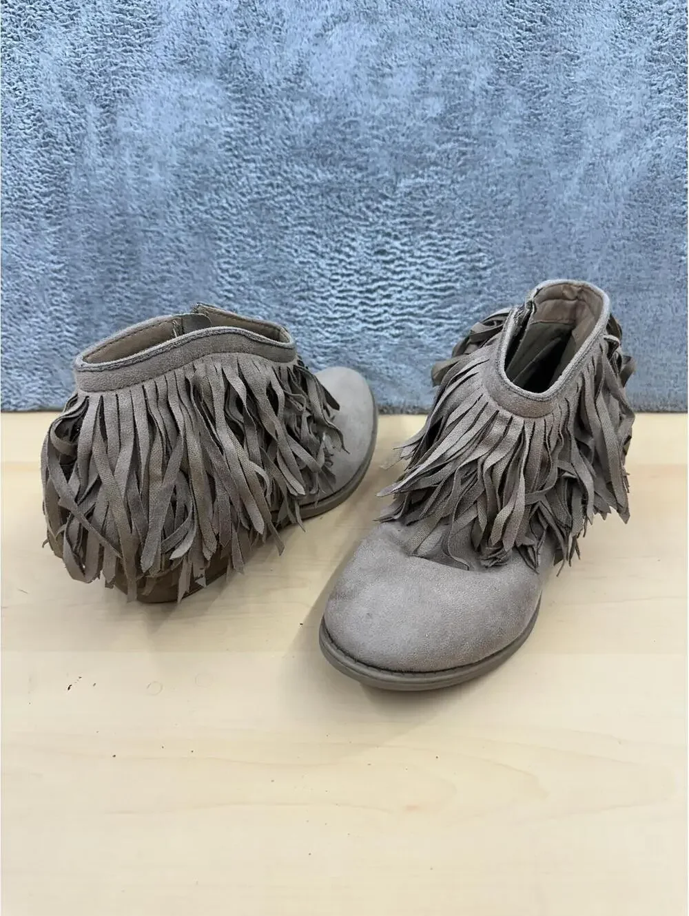 Fringe‎ Suede Ankle Boots Boho Chic Style